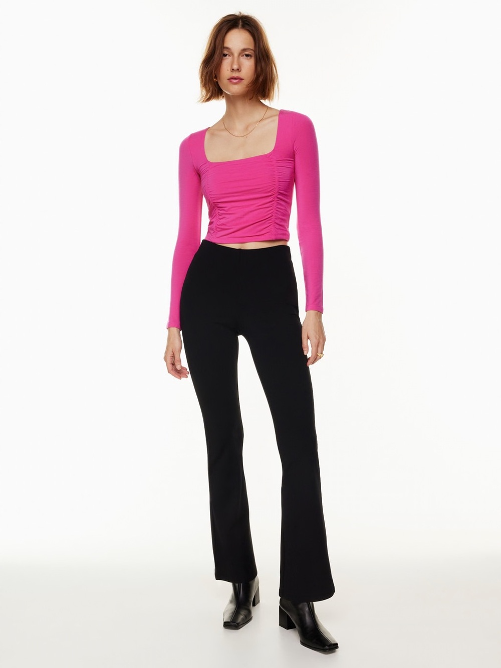 Aritzia Candace Pant Women’s High-Rise Black Flare Pants